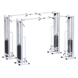 Двойной кроссовер на базе реабилитационной рамы (стек 4х100кг) AR082.4х100