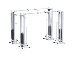 Двойной кроссовер на базе реабилитационной рамы (стек 4х100кг) AR082.4х100