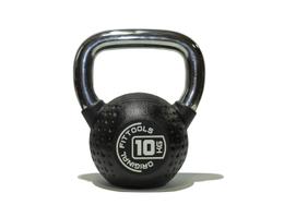 Гиря 10 кг с хромированной ручкой OriginalFitTools FT-KB-CPU-10