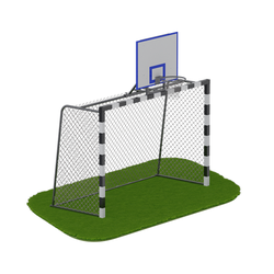 Ворота для минифутбола + стойка для баскетбола ARMS080.1