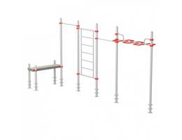 Комплекс с горизонтальной скамьей Iron King S830