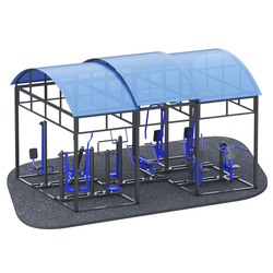 Теневой навес на 10 тренажеров ARMS300