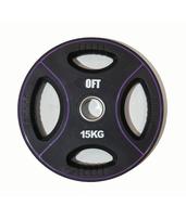Диск для штанги олимпийский полиуретановый 15 кг Original Fittools FT-DPU-15