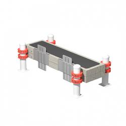 Горизонтальная гимнастическая скамья Iron King S75