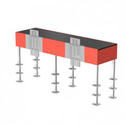 Скамья гимнастическая для измерения гибкости Iron King S613