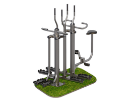 Лыжник+Велосипед+Разведение ног ARMS044.1