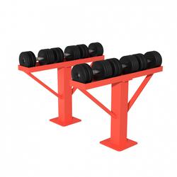 Комплект стоек с гантелями 10, 15, 20 кг Iron King S205